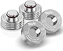 RENO Jack Pad Compatible with Model 3/S/X/Y, Aluminum Lifting Pucks Jack Pad Stand Adapter Tool (Silver, 4 Packs)
