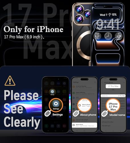 Coque pour iPhone 17 Pro Max compatible avec MagSafe transparente souple - 7
