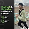 GOBEU Running Phone Holder Vest | Waterproof Phone Pouch | Adjustable Waistband | Water Bottle Holder | 2 Pockets for Running Accessories | Lightweight and Breathable Running Vest - Men & Women