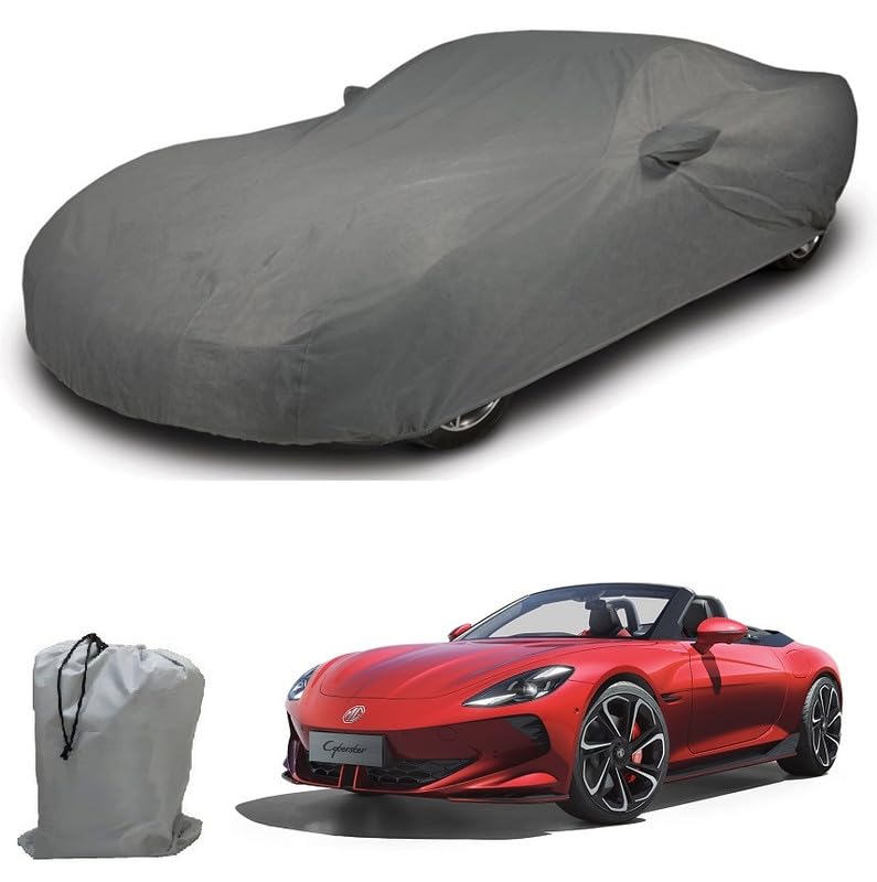Image of ARCUATE Triple Layer Custom fit Car Body Cover for MG Cyberster |Top Layer Dustrproof | Middle Layer Waterproof | Bottom Layer Scratch Protection | Outdoor Indoor Fabric