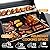 39000 BTU Output Propane Gas Grill with Side Burner and 3 Main Burners - Double-layer Stainless Steel Lid, Cast Iron Grids, Easy-Clean Grease Management & Even Heat Distribution for Perfect BBQs