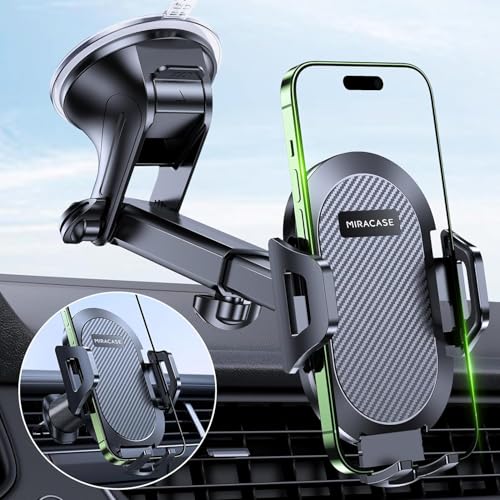Support de téléphone voiture robuste Miracase anti-chute pour grand écran