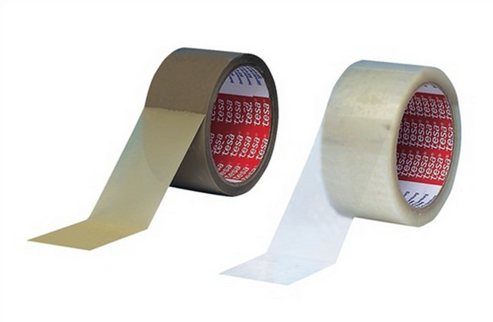 tesa pack 6 - Cinta adhesiva para embalaje (50 mm x 66 m), transparente