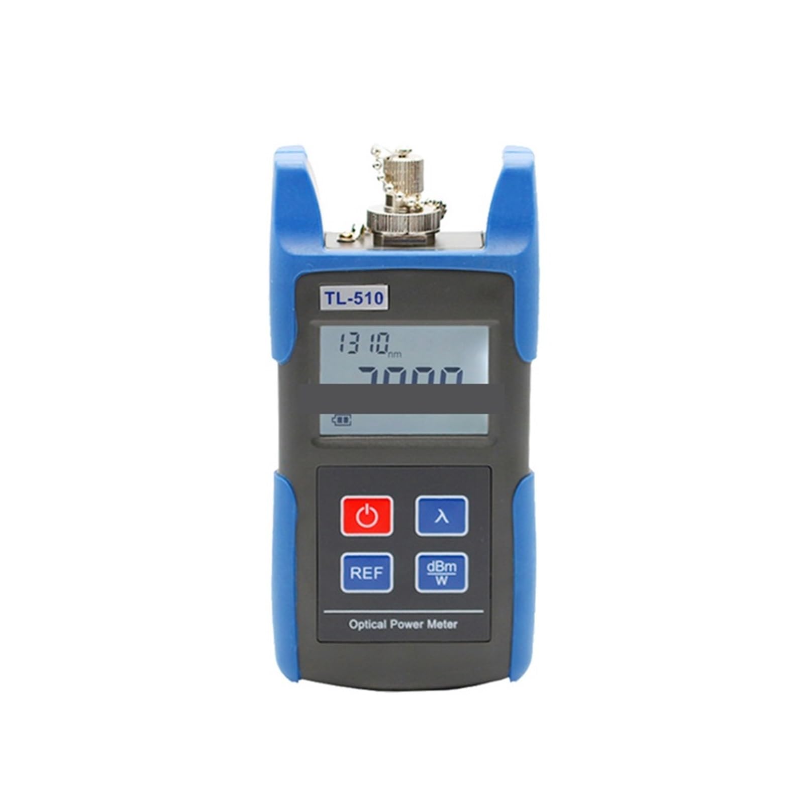 Fiber Tester, Handheld TL-510 Fiber Optic Power Meter with FC SC (ST LC) Connector TL510 Power Meter Fiber Optic Tester(TL-510A)