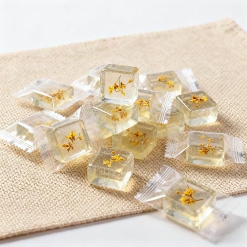 BAYUEDEGUA Osmanthus Jelly 250g caramelos suaves miniatura 6