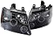 Spec-D Tuning 2LHP-AVA07G-TM Chevy Avalanche Glossy Black Housing Smoked Lens Halo Led Proj Headlights
