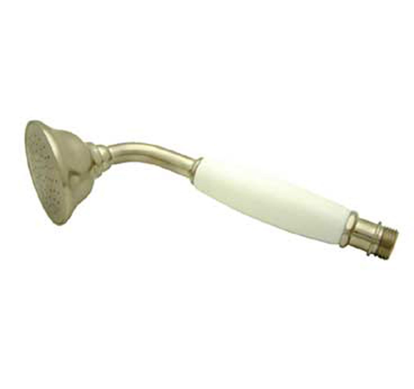 Whitehaus WH105A8-BN - Doccia a mano in stile vittoriano, in nichel spazzolato