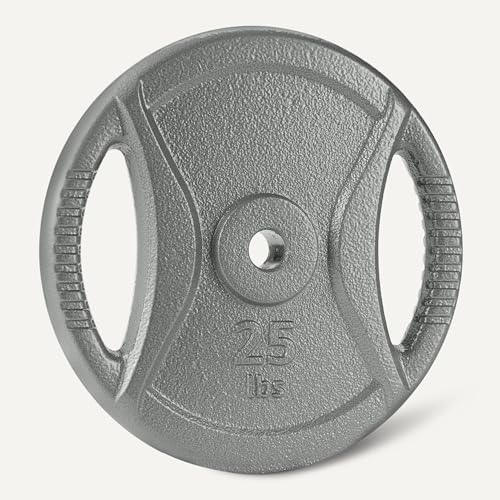 Amazon Basics 1-Inch Cast Iron Grip Weight Plates - Image 5