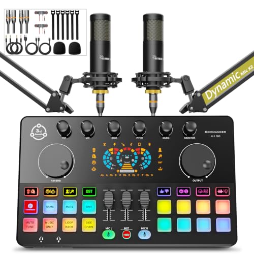 COMMANDER M100 3rd Podcast Mixer Kit