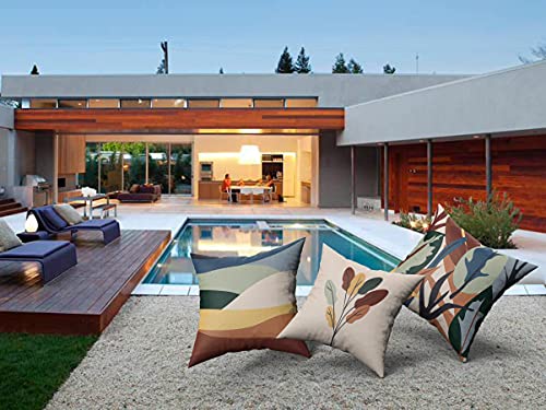 Kit 3 Capas de Almofada Floral Abstrato