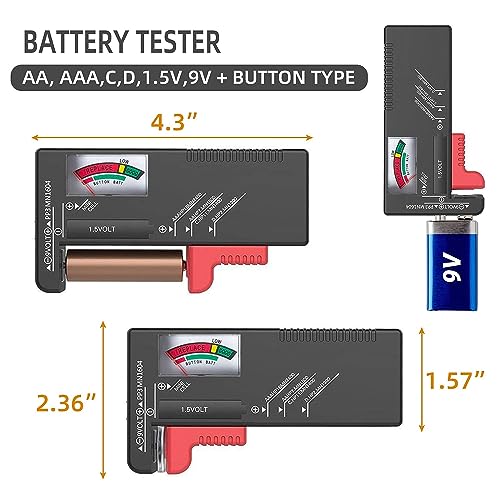 ZHITING Organizzatore di Batteria,Custodia per