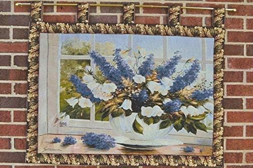 Miniatura 2 de Tache - Tapiz floral de 33 x 24 pulgadas para colgar en la pared con bucles para colgar en la pared