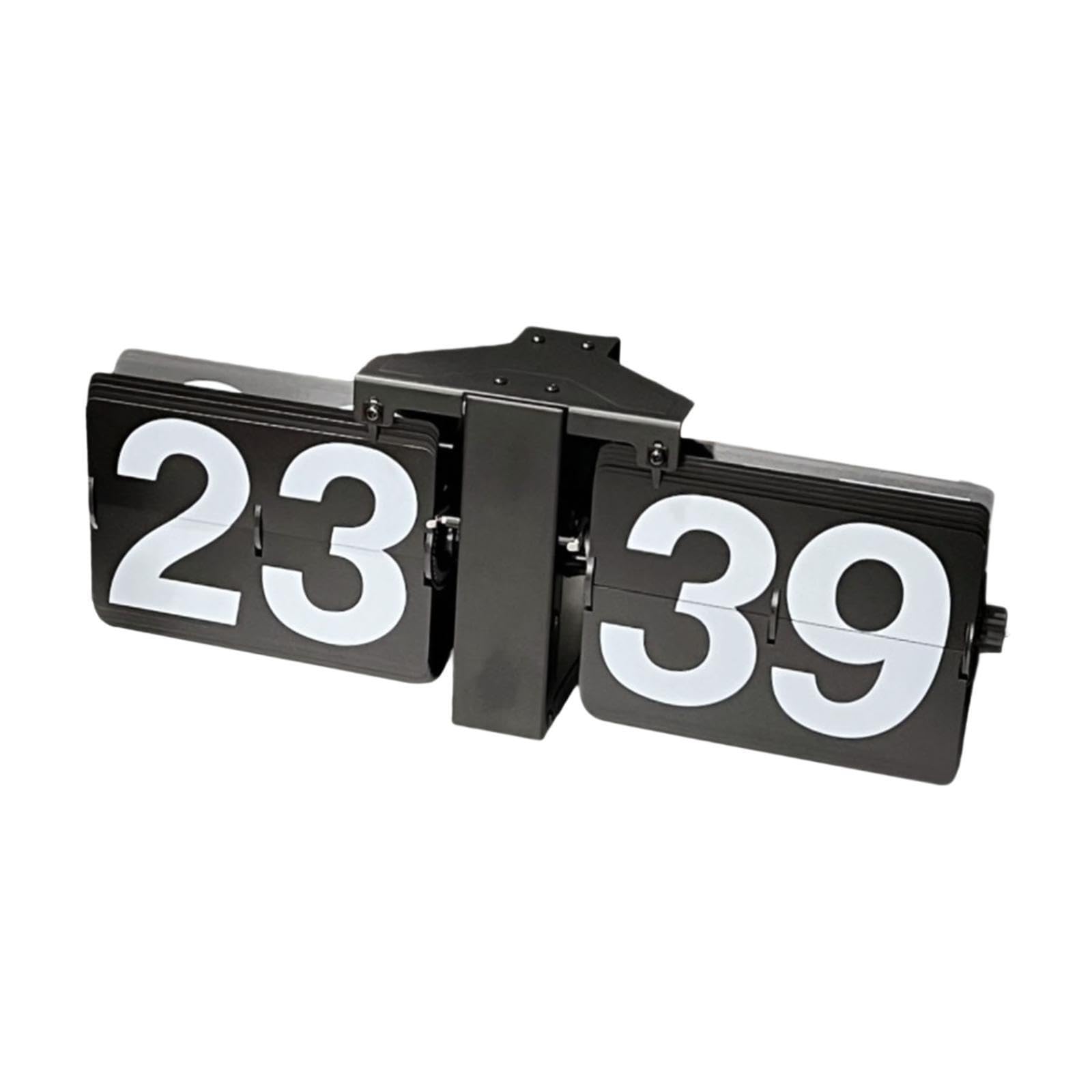 Reloj de mecanismo abatible digital con números grandes estilo retro vintage para mesa