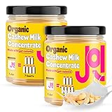 Organic Cashew Milk Unsweetened Plain Concentrate by JOI - 2 Pack x 27 Servings - Vegan, Kosher, Shelf Stable, Keto-Friendly, Dairy Free, & Fat Free Milk - Almond Milk Powder Substitute, Coffee & Plant Milk Creamer
