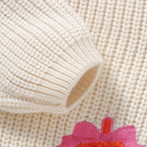 Boys Girls Halloween Sweaters Pumpkin Long Sleeve Round Neck Comfortable Warm Knitted Pullover Tops4