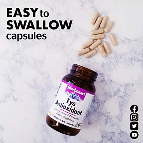 Bluebonnet Eye Antioxidant With Zeaxanthin Formula Vegetarian Capsules, 60 Count #TOP3