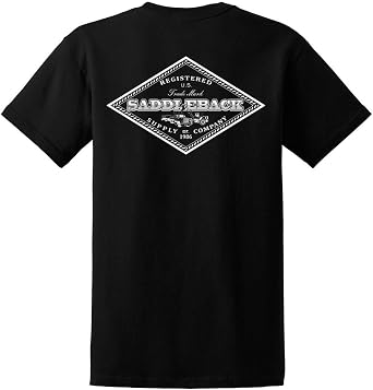 Saddleback Supply Mens Truck & Tractor Logo Heavy Cotton Tees
