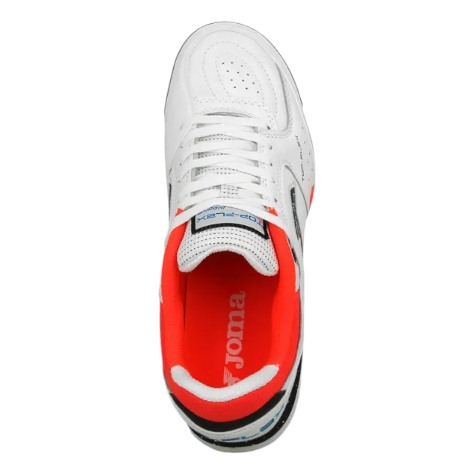Joma Top Flex Rebound, Zapatilla de fútbol Sala, Blanco-Azul Marino