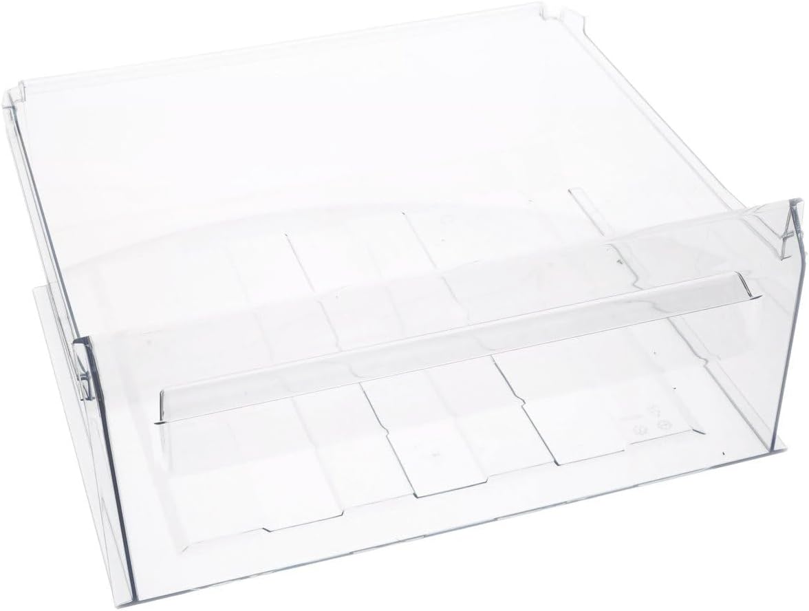 AEG Original Vegetable Tray Drawer 405 x 170 x 345 mm Transparent Plastic Reversible Door Refrigerator 0.0242 Cubic Feet