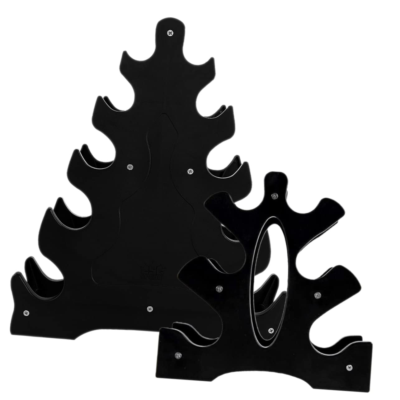 ABOOFAN Support De Rangement D'Haltères Compact 2 Niveaux En Plastique Pp Robuste Pour Musculation Maison Fitness Station De Stockage Haltères