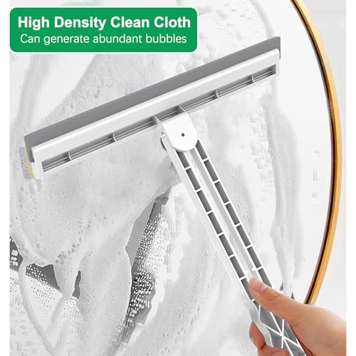 Image of 3Pcs All-Purpose Shower Squeegee Kit, 10 Inches Shower Squeegee, Cleaning Tools for Shower Doors,Bathroom,Kitchen, Window and Car Glass