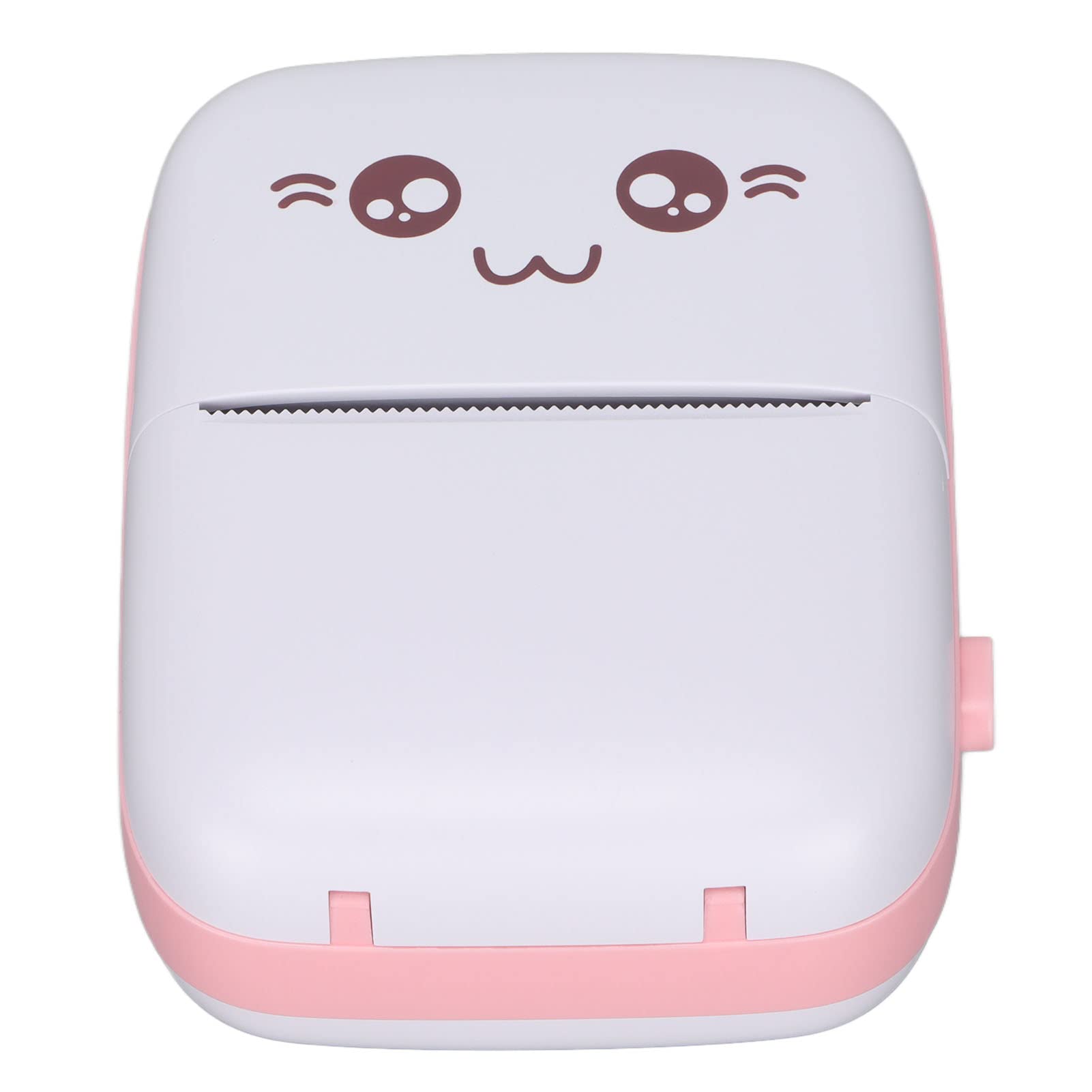 Bewinner Mini Impresora Térmica Portátil de Papel de Bolsillo para Fotos para Regalos, Impresora de Bolsillo sin Tinta Inalámbrica, Conexión USB, Impresión de 58 Mm, para Oficina, (Rosa)