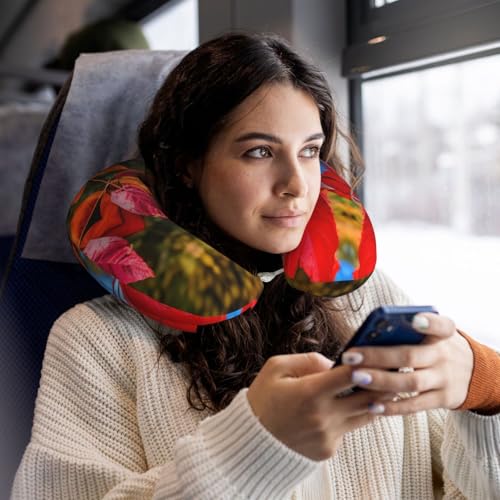 Almohada de viaje con relleno de fibra de poliéster miniatura 6