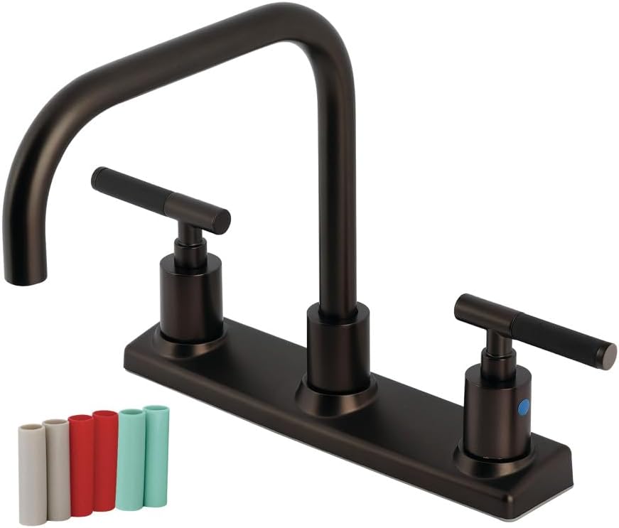 Kingston Brass FB2148CKL Kaiser 8-Inch Centerset Kitchen Faucet, Brushed Nickel