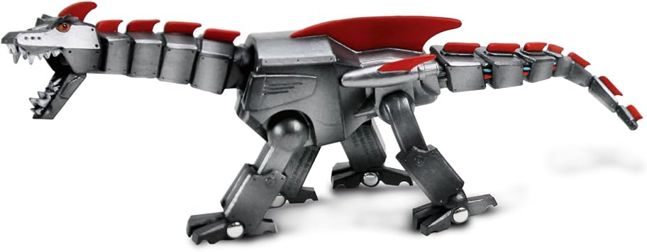 Safari Ltd. Futuristic Robot Dragon Figurine - Articulated 10" Model Figure - Imaginative Toy for Boys, Girls, and Kids Ages 3+