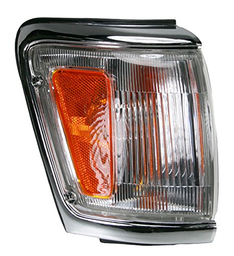 Right Corner Light Chrome Passenger Side Compatible with 1992-1995 Toyota 4Runner TO2521147