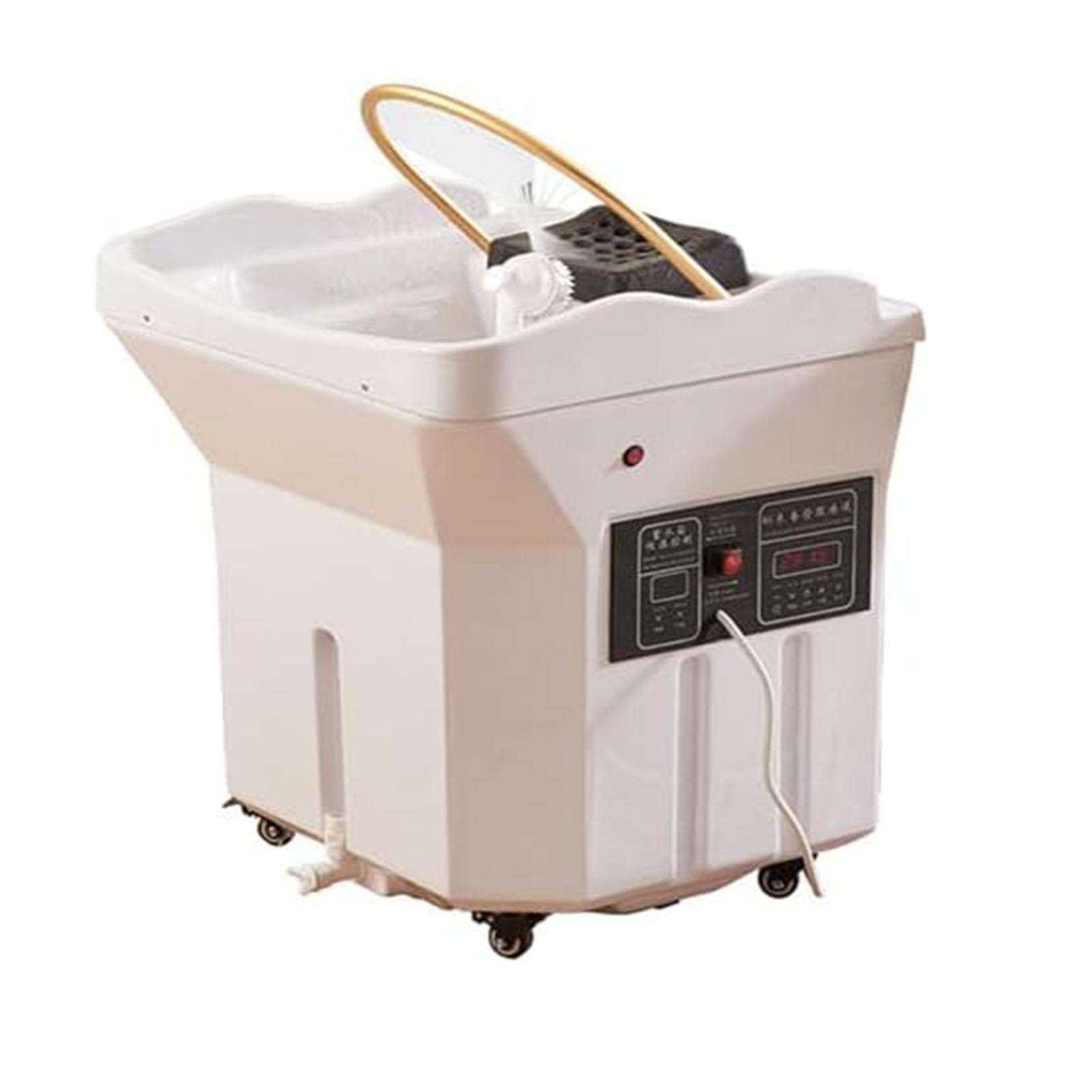 Head Spa Equipment z podwójnym systemem cyrkulacji wody 60 l, termostatyczna stacja do pielęgnacji skóry głowy do salonów i domu