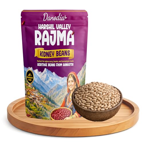 Danodia Foods Harshil Valley Rajma Beans, Whole Dried, 2 lb Pack, US Pantry