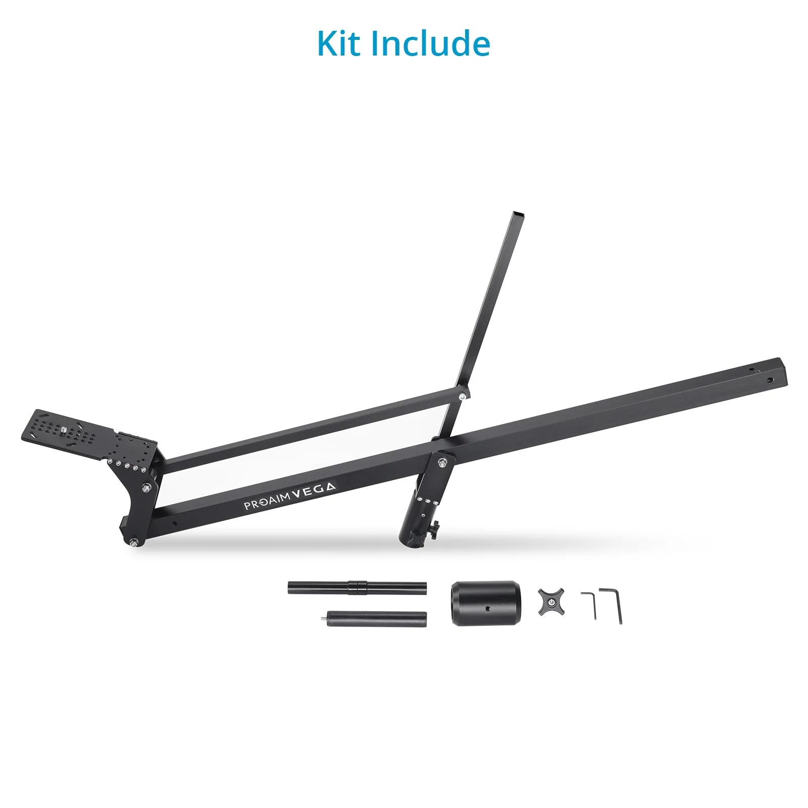 PROAIM Vega Jib Crane für DSLR-Videokameras für Filmproduktionseinheiten, Nutzlast bis zu 8 kg, unterstützt Pan Tilt Heads & 3-Achsen-Gimbals (JB-VG04-01)