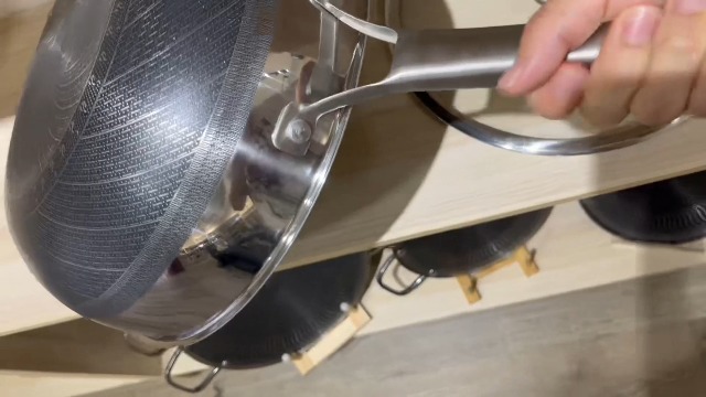 Toutrop Wok,13 Inch Hybrid Woks & Stir-Fry Pans Nonstick, Large Stainless Steel Wok with Lid,Induction Non Stick Woks,PFOA Free Cookware,Dishwasher And Oven Safe