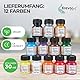 Krevo Art Porzellan- & Glasfarben Set – 12×30 ml deckend & wasserfest – inkl. Gold & Silber – Spülmaschinenfest & einbrennbar – Für Tassen, Keramik, Glas & DIY-Bemalung – Anleitung dabei