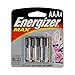 ENERGIZER AAA Batteries, 4- One Color One Size