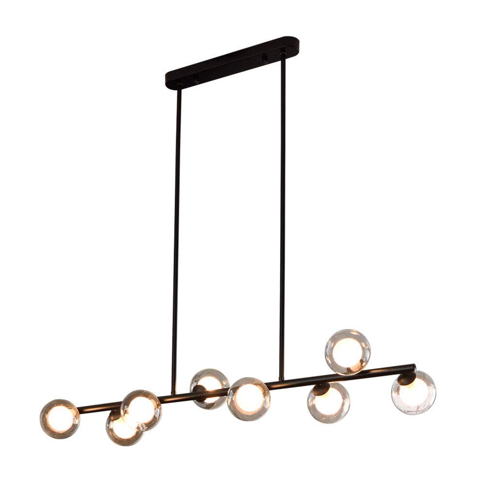 Abinlina Mid Century 6-Light Sputnik Chandelier - Adjustable Gold Ceiling Light Fixture for Bedroom and Living Room