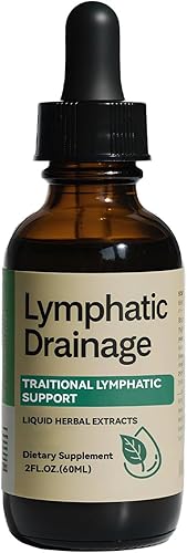 Gotas de Drenaje Linfático, Mezcla Herbal de 2000mg con Saúco, Equinácea y Diente de León, – Apoya el Drenaje Linfático, Sistema Inmunológico y