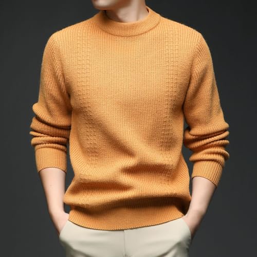Cárdigan chaqueta de punto contra el frío invernal suéter oversized grueso con cuello 2