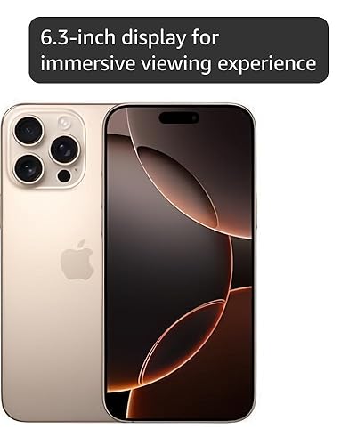 Amazon.com: Apple iPhone 16 Pro, 128GB, Desert Titanium for