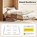 Ropoana Murphy Wall Bed Full Springs Kit, Mechanism Heavy Duty Support Hardware DIY Kit, Murphy Bed Kit Full Size Vertical for Attics, Single Apartments, Modern Hotels, Home, White