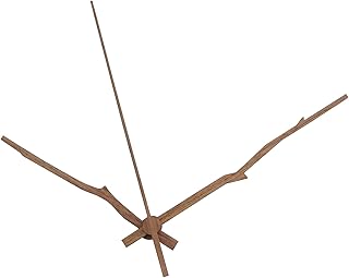 Replacement Clock Hands Walnut 12 Inch Hour Minute Second Hand for DIY Wooden Clock