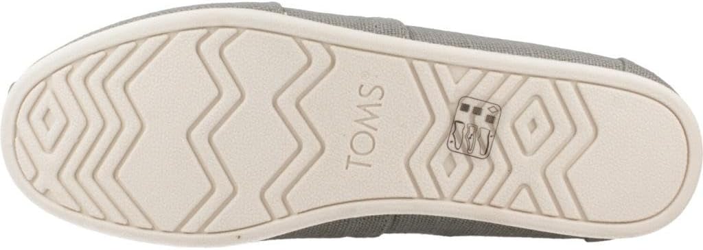 TOMS Men's Alpargata Classic Espadrilles, Heritage Grey Vetiver Canvas, 43 EU