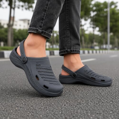 Image of Men's Lightweight Classic Clogs || Sandals with Adjustable Back Strap for Men 118