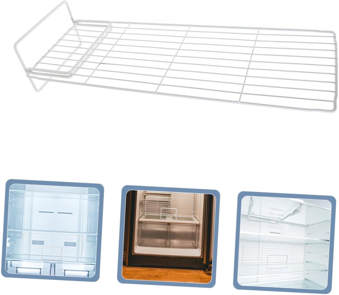 Heavy Duty Freezer Partition Metal Refrigerator Separator 2 Pack Iron Dividers Odor Prevention Ventilated Mesh