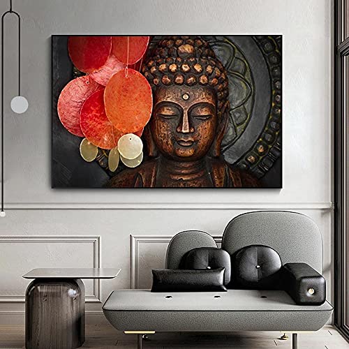 Kit Diamant Peinture Bouddha 80x180cm broderie point de croix carrée et ronde pour décoration