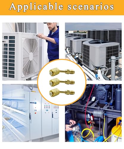 Adaptadores de refrigerante para tanques R-32/R-454B, 3 piezas miniatura 6