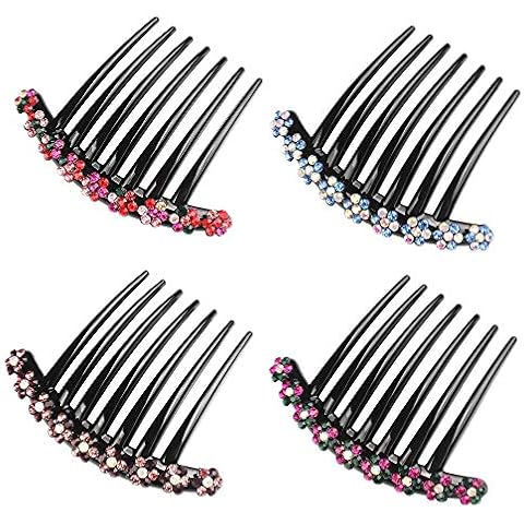 Aipaide Peinetas de Pelo con Diamantes de Imitación Cover