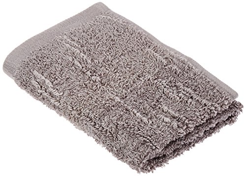 Portico Organic Slub Wash Towel, 13 by 13-Inch, Stone