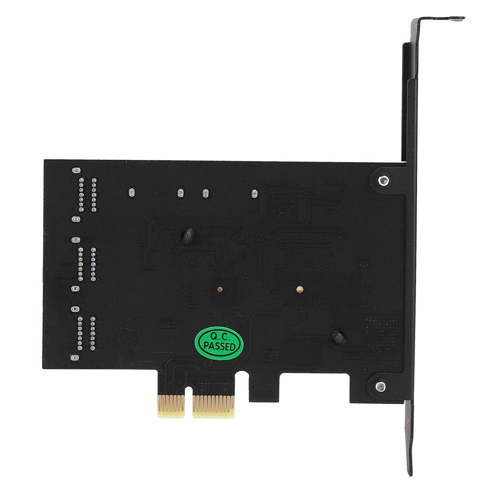 Dpofirs PCE8SAT-M01 - PCI-E zu SATA 3.0-Karte, 8-Port-SATA3.0-Erweiterungskarte, Kompatibel mit SATA6G/3G/1,5G Festplatten,PCI-E 1x/2x/4x/8x/16x Schnittstelle